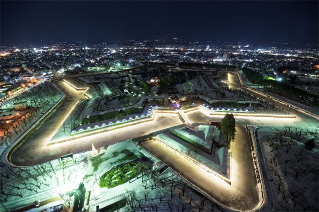 五稜星の夢（ほしのゆめ）イルミネーション